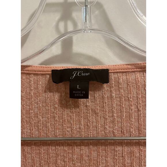 J. Crew Puff Sleeved Soft Ribbed V-Neck Sweater - Picture 4 of 8